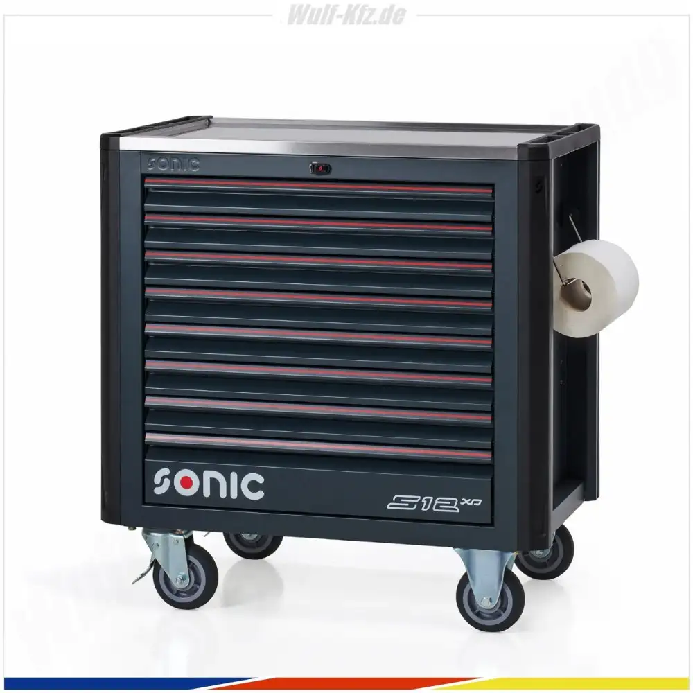 Sonic gefüllter Werkstattwagen NEXT S12XD / 887-tlg.